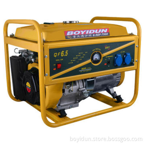 6.5kW Gasoline Generator, 50Hz/220V, 100% Copper Line